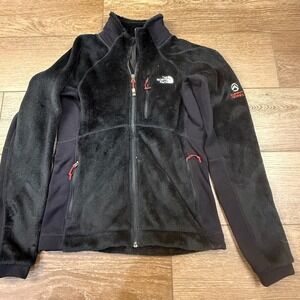 The North Face Summit Series Hi-Pile Polartec Fleece Jacket Black Women's SMall